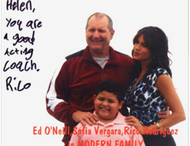 Rico Rodriguez, Ed O’Neil, Sofia Vergara of Modern Family